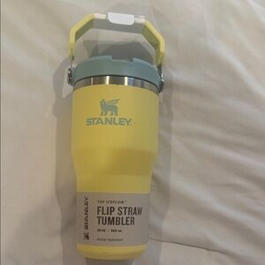 Stanley IceFlow Yellow Tumbler with Flip Straw